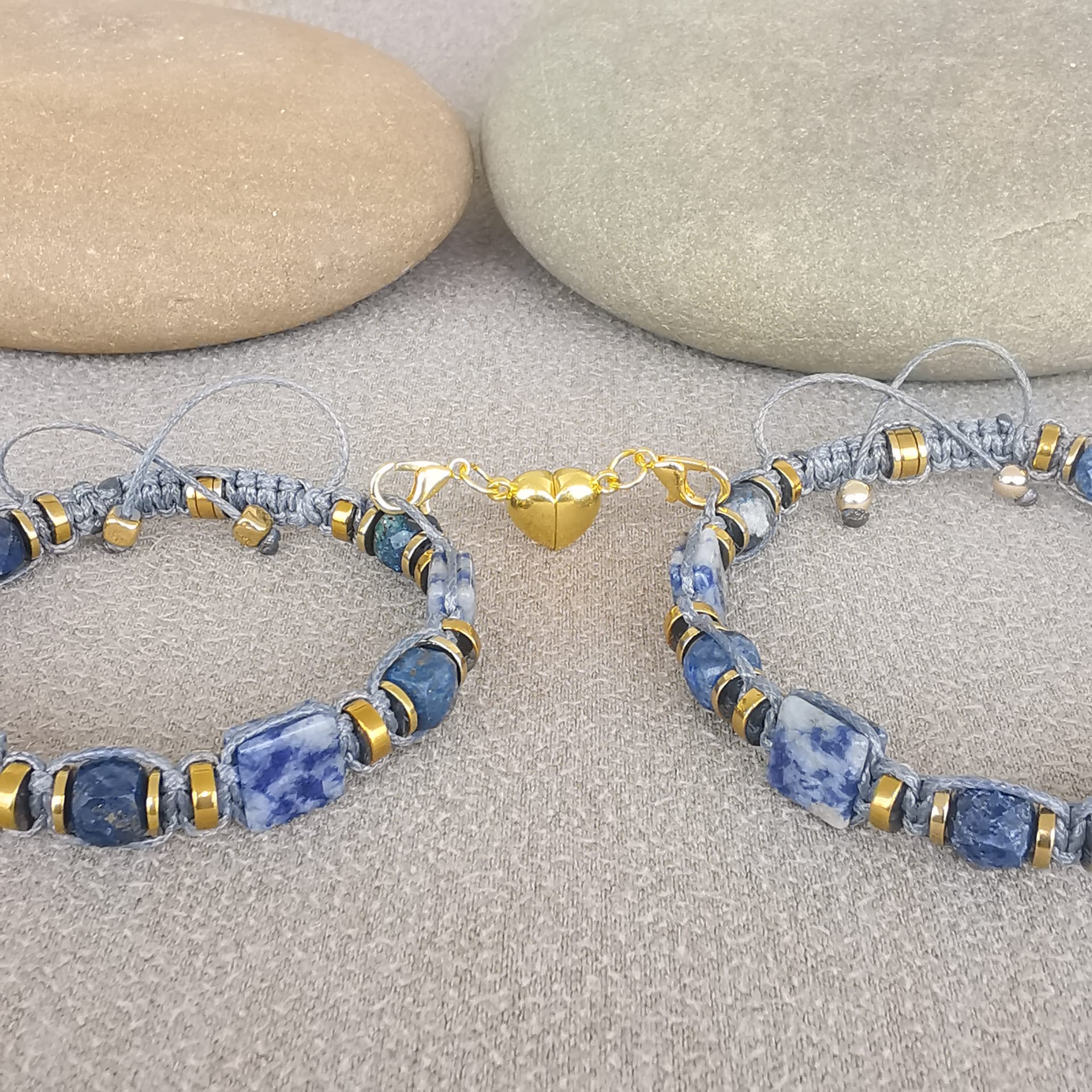 Lapis Lazuli Sodalite Bracelet Deep Sky Voyager 506