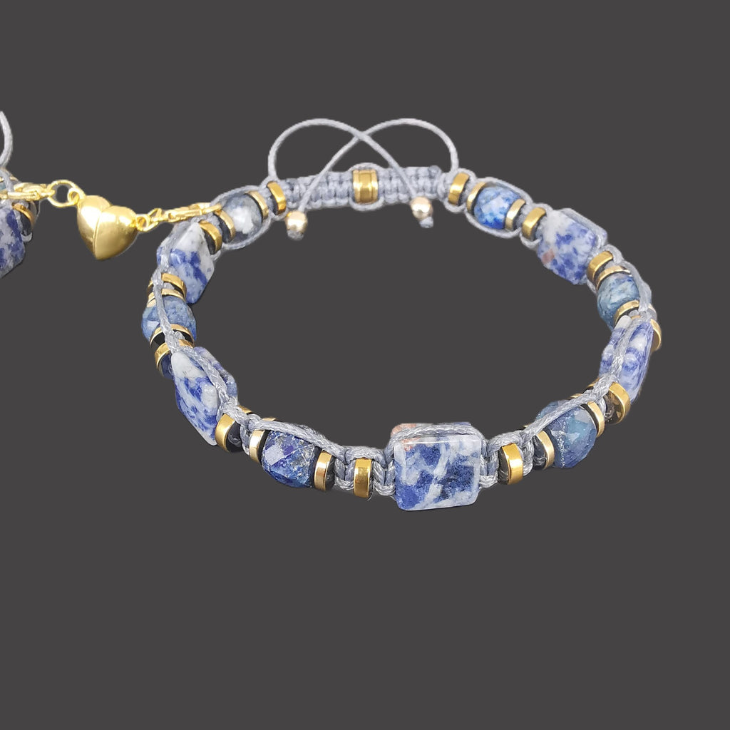 Lapis Lazuli Sodalite Bracelet Deep Sky Voyager 506