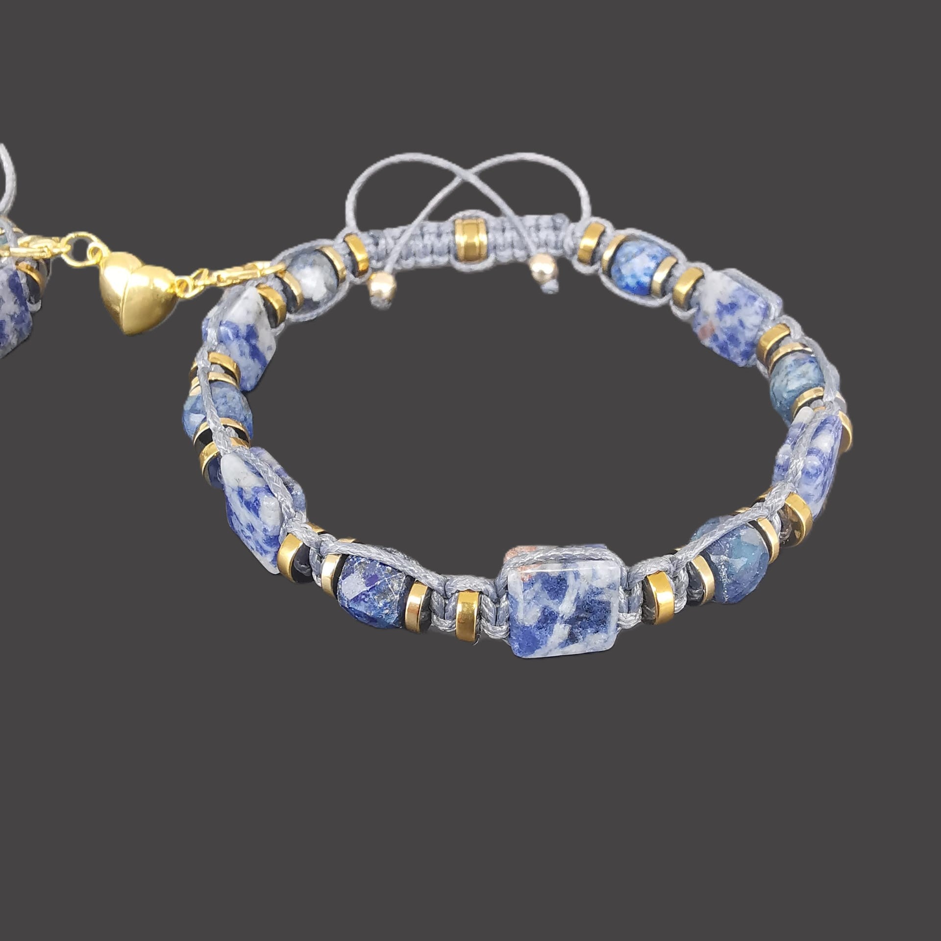 Lapis Lazuli Sodalite Bracelet Deep Sky Voyager 506