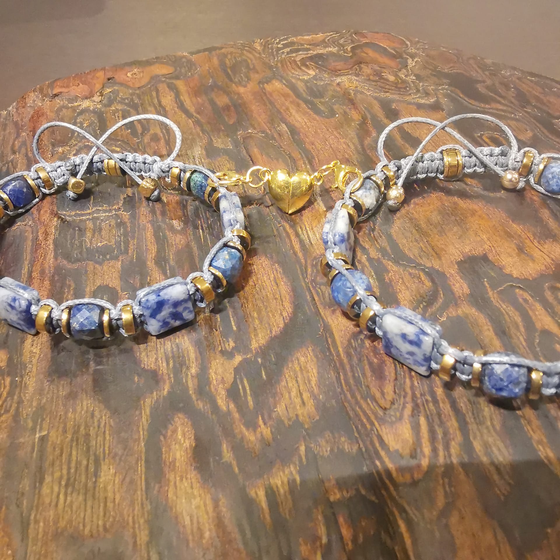 Lapis Lazuli Sodalite Bracelet Deep Sky Voyager 506