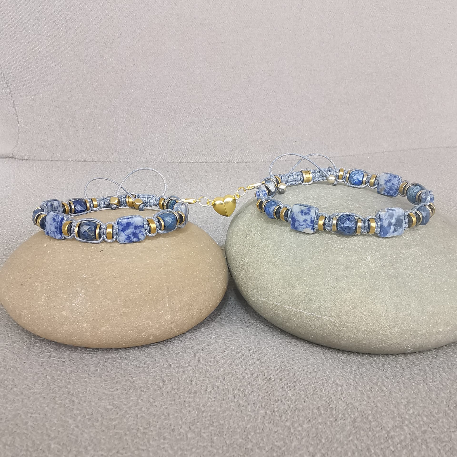 Lapis Lazuli Sodalite Bracelet Deep Sky Voyager 506